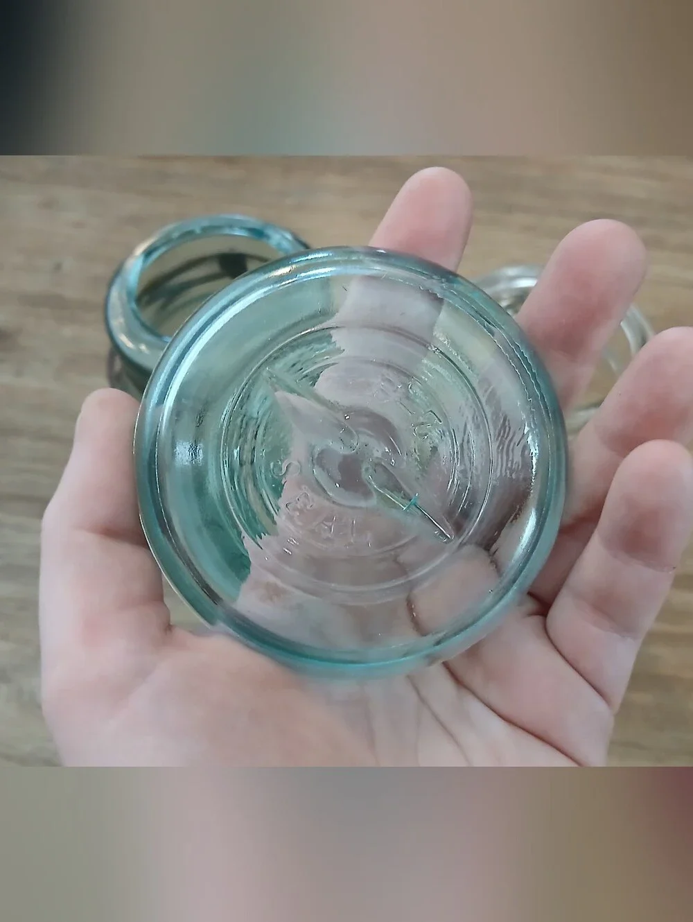 Atlas E-Z Seal Glass Canister Jars - Clear & Aqua